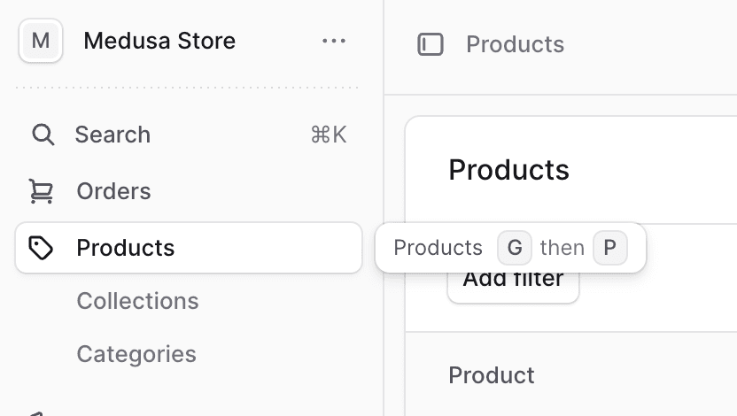 Sidebar Shortcuts